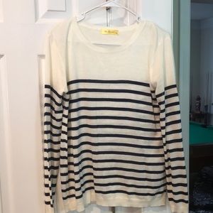Francescas boutique striped lightweight sweater